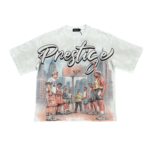 Prestige White Man Can’t Jump Tee White by Prestige - NWAHYPE No.1 for streetwear T-Shirts in USA
