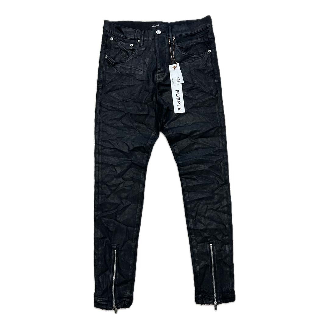PURPLE BRAND Black Center Front Hem Zip Jeans by Purple Brand - NWAHype No.1 for streetwear Pants in USA