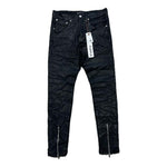 PURPLE BRAND Black Center Front Hem Zip Jeans by Purple Brand - NWAHype No.1 for streetwear Pants in USA