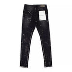 Purple Brand Black Wash Metallic Silver Jeans by Purple Brand - NWAHype No.1 for streetwear Pants in USA