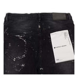 Purple Brand Black Wash Metallic Silver Jeans by Purple Brand - NWAHype No.1 for streetwear Pants in USA
