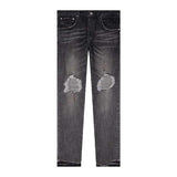 PURPLE BRAND Dirty Blowout Jeans 'Grey' by Purple Brand - NWAHype 1 for streetwear Pants in USA