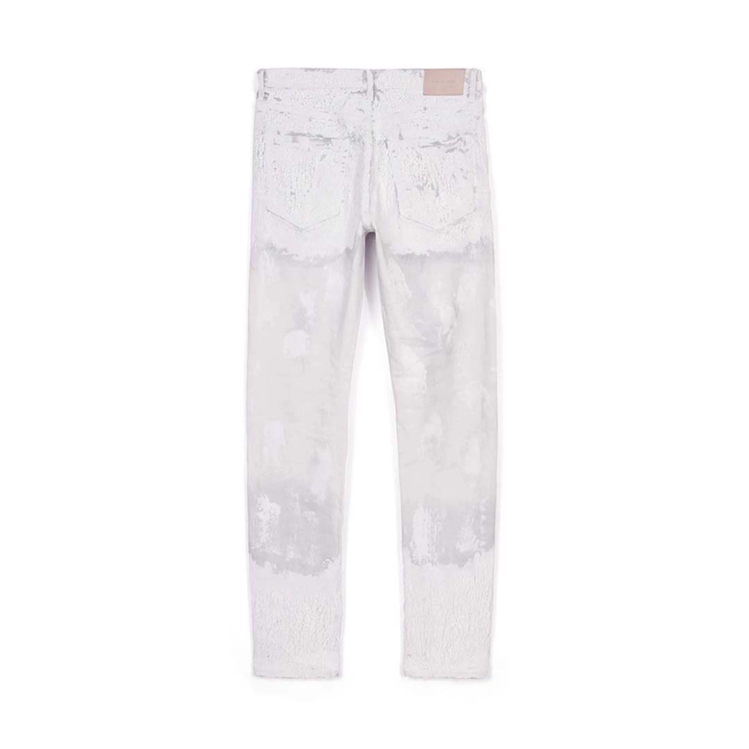 PURPLE BRAND Faded Ecru Crackle Jeans by Purple Brand - NWAHype 1 for streetwear Pants in USA