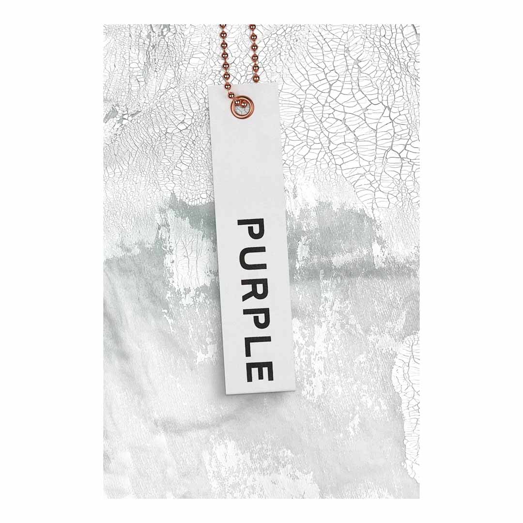 PURPLE BRAND Faded Ecru Crackle Jeans by Purple Brand - NWAHype 1 for streetwear Pants in USA