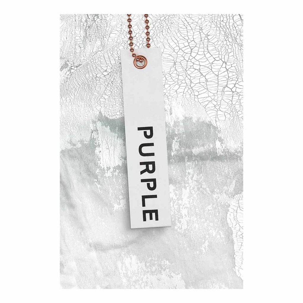 PURPLE BRAND Faded Ecru Crackle Jeans by Purple Brand - NWAHype 1 for streetwear Pants in USA