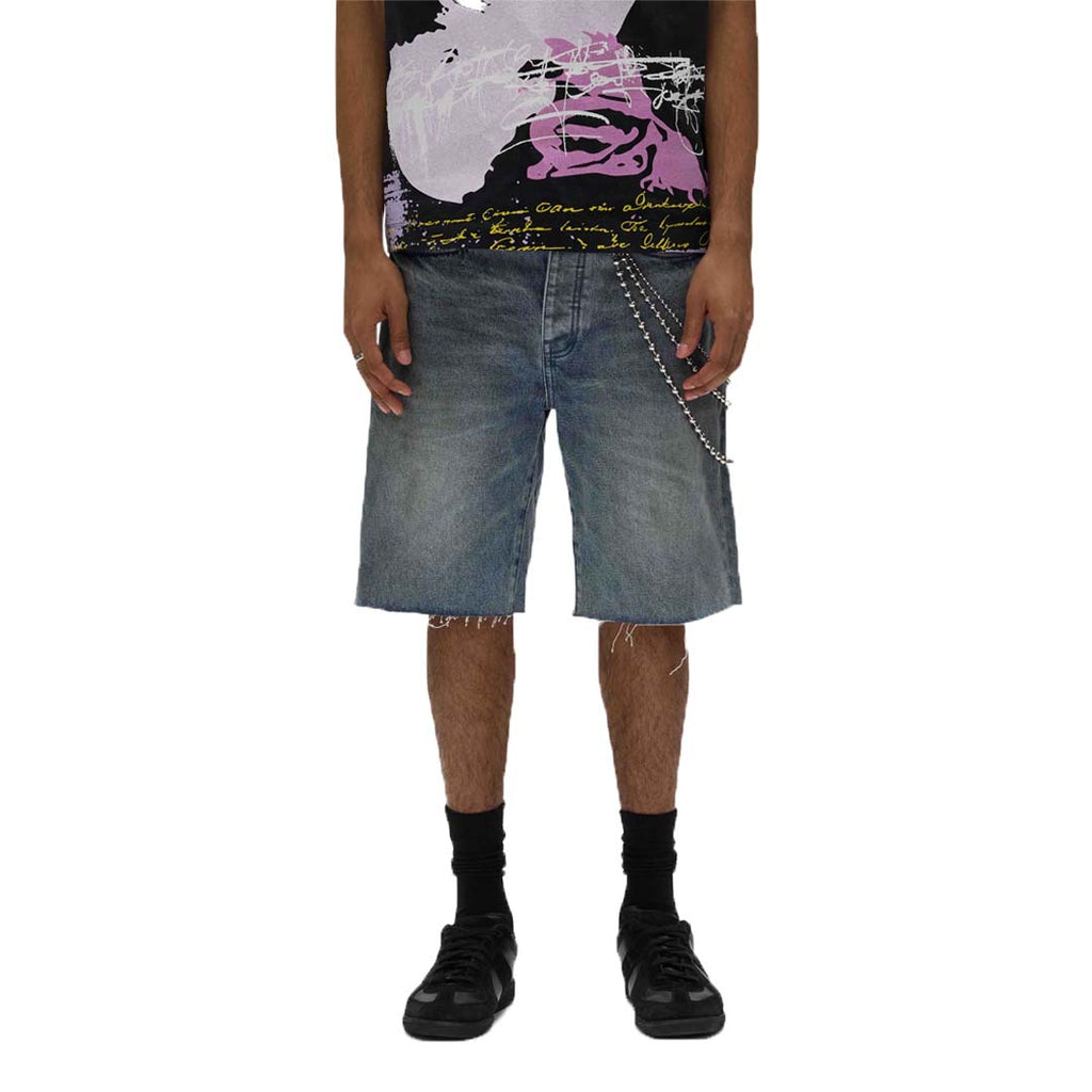 Purple Brand Ferrous Steel Blue Jean Shorts by Purple Brand - NWAHype No.1 for streetwear Shorts in USA