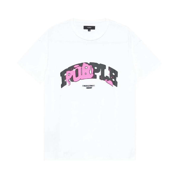 Purple Brand Inside Out Brilliant White Tee Pink by Purple Brand - NWAHype No.1 for streetwear T-Shirts in USA