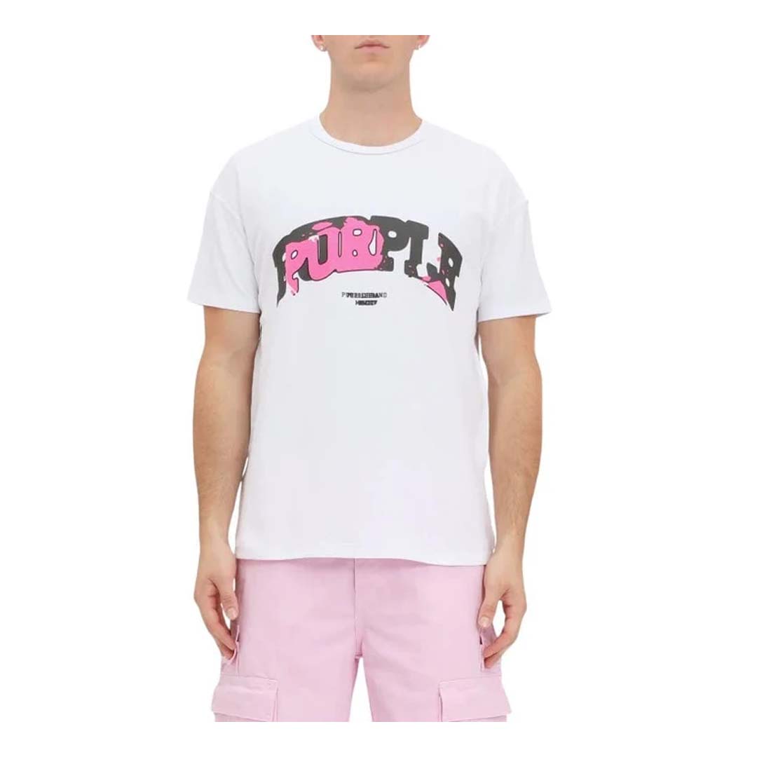 Purple Brand Inside Out Brilliant White Tee Pink by Purple Brand - NWAHype No.1 for streetwear T-Shirts in USA