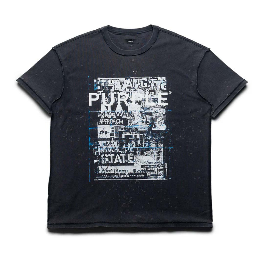Purple Brand Inside Out Collage Black Tee by Purple Brand - NWAHYPE No.1 for streetwear T-Shirts in USA
