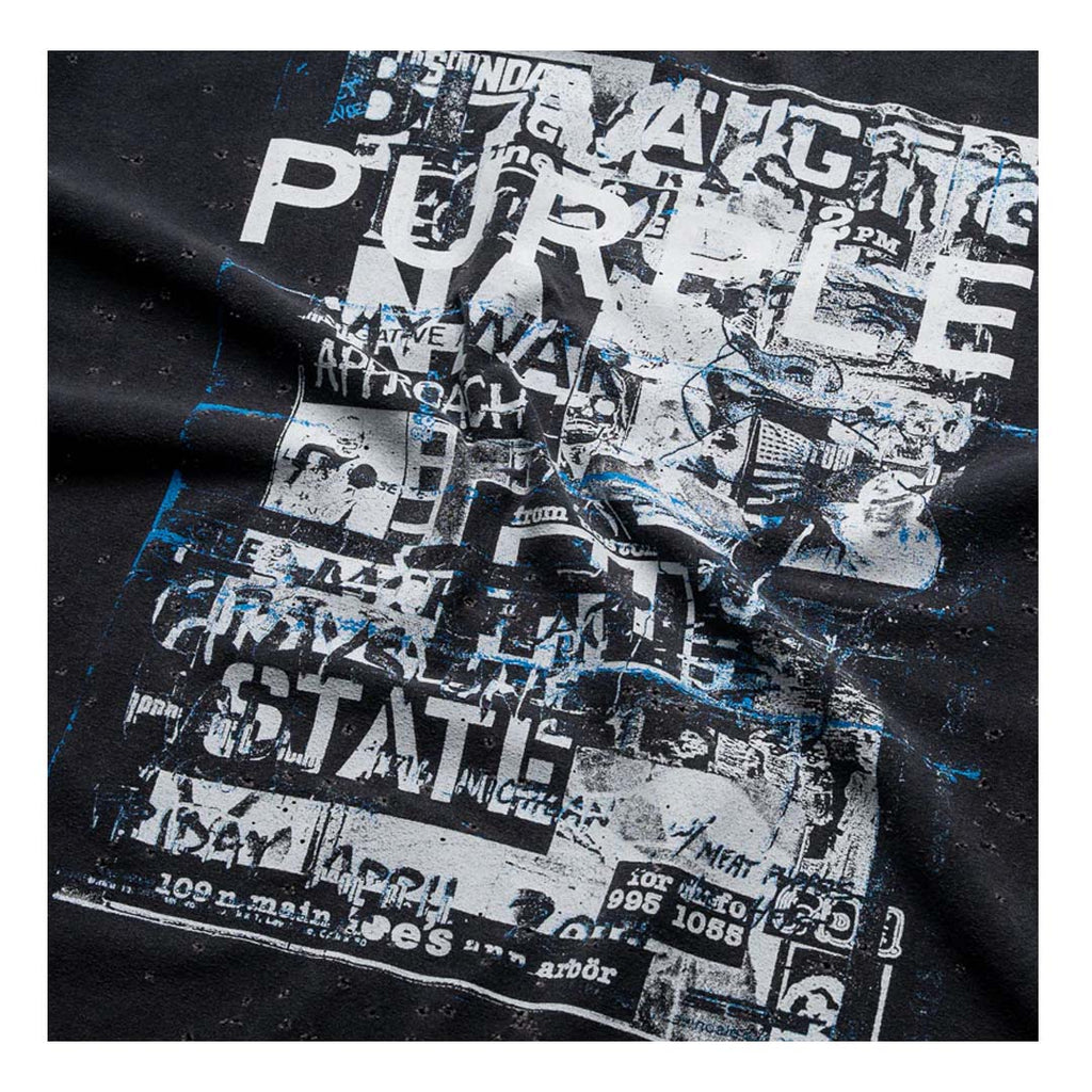 Purple Brand Inside Out Collage Black Tee by Purple Brand - NWAHYPE No.1 for streetwear T-Shirts in USA