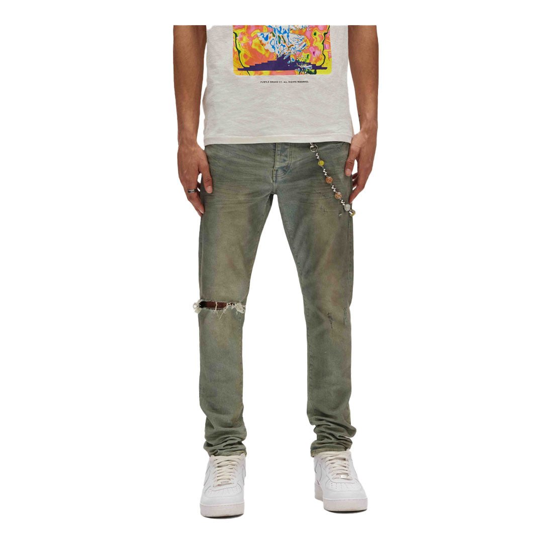 Purple Brand Light Dirty Wax Denim Jeans by Purple Brand - NWAHype 1 for streetwear Pants in USA