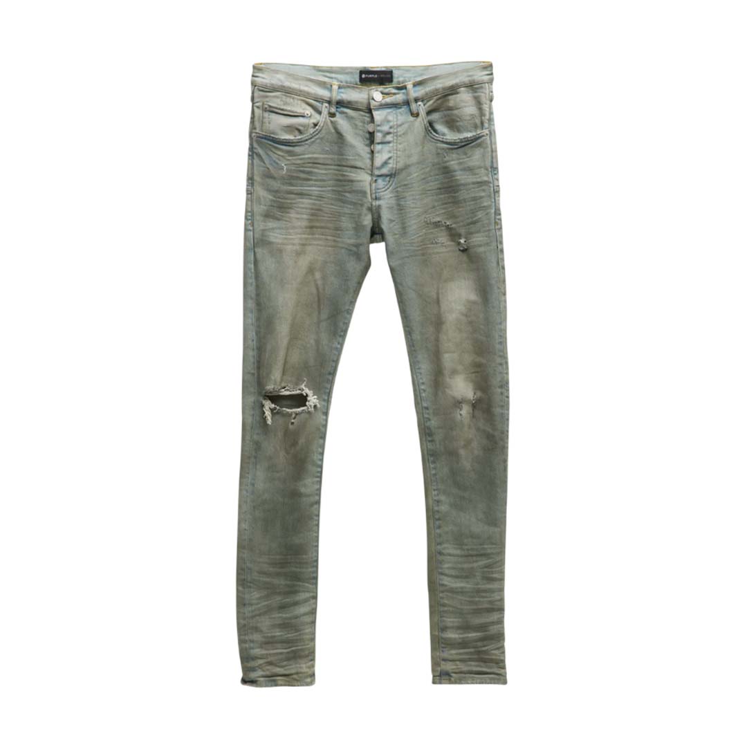 Purple Brand Light Dirty Wax Jeans Light Indigo by Purple Brand - NWAHype No.1 for streetwear Pants in USA