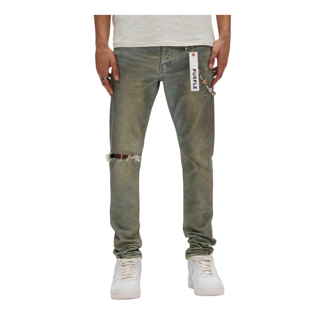 Purple Brand Light Dirty Wax Jeans Light Indigo by Purple Brand - NWAHype No.1 for streetwear Pants in USA