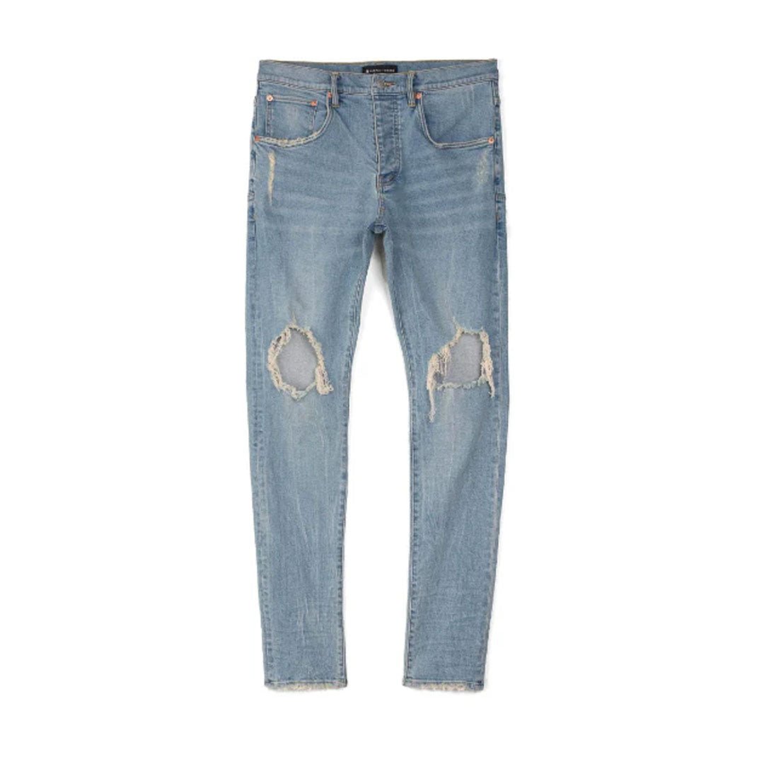 PURPLE BRAND Light Indigo Blowout Jeans by Purple Brand - NWAHype 1 for streetwear Pants in USA