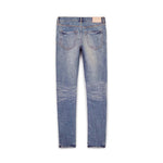 PURPLE BRAND Mid Indigo Animal Repair Jeans by Purple Brand - NWAHype No.1 for streetwear Pants in USA