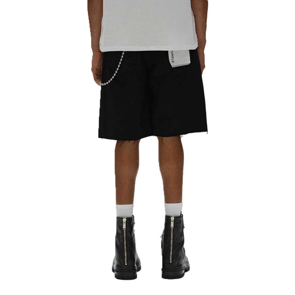Purple Brand Midnight Black Jean Shorts by Purple Brand - NWAHype No.1 for streetwear Shorts in USA