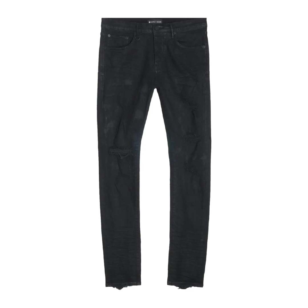 PURPLE BRAND Oil Spill Low Rise Skinny Jeans 'Black' by Purple Brand - NWAHype 1 for streetwear Pants in USA