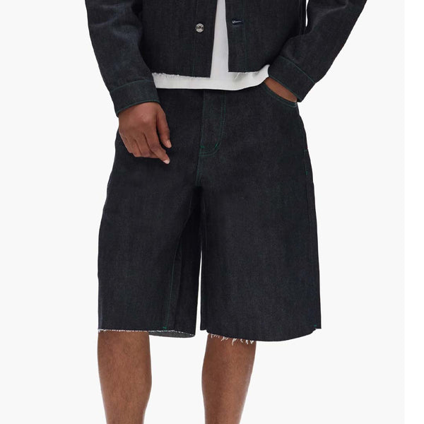 Purple Brand P070 Long Shorts Raw Dark Indigo by Purple Brand - NWAHYPE No.1 for streetwear Shorts in USA