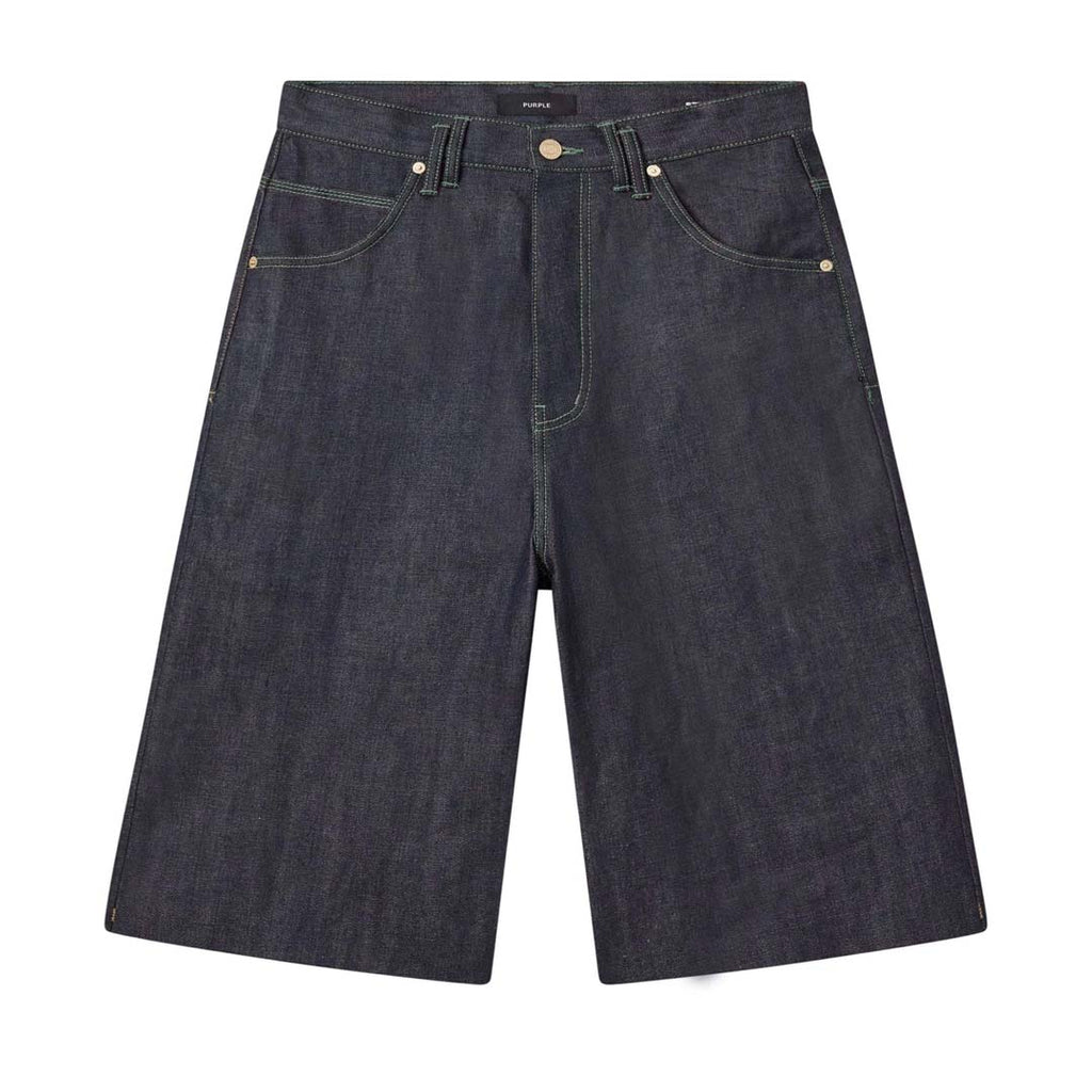 Purple Brand P070 Long Shorts Raw Dark Indigo by Purple Brand - NWAHYPE No.1 for streetwear Shorts in USA