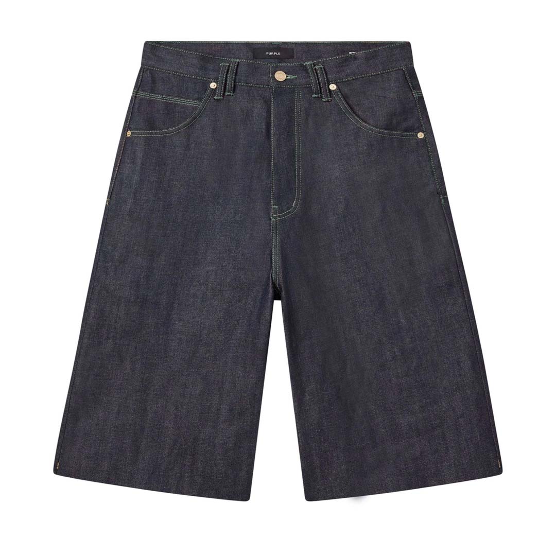Purple Brand P070 Long Shorts Raw Dark Indigo by Purple Brand - NWAHYPE No.1 for streetwear Shorts in USA