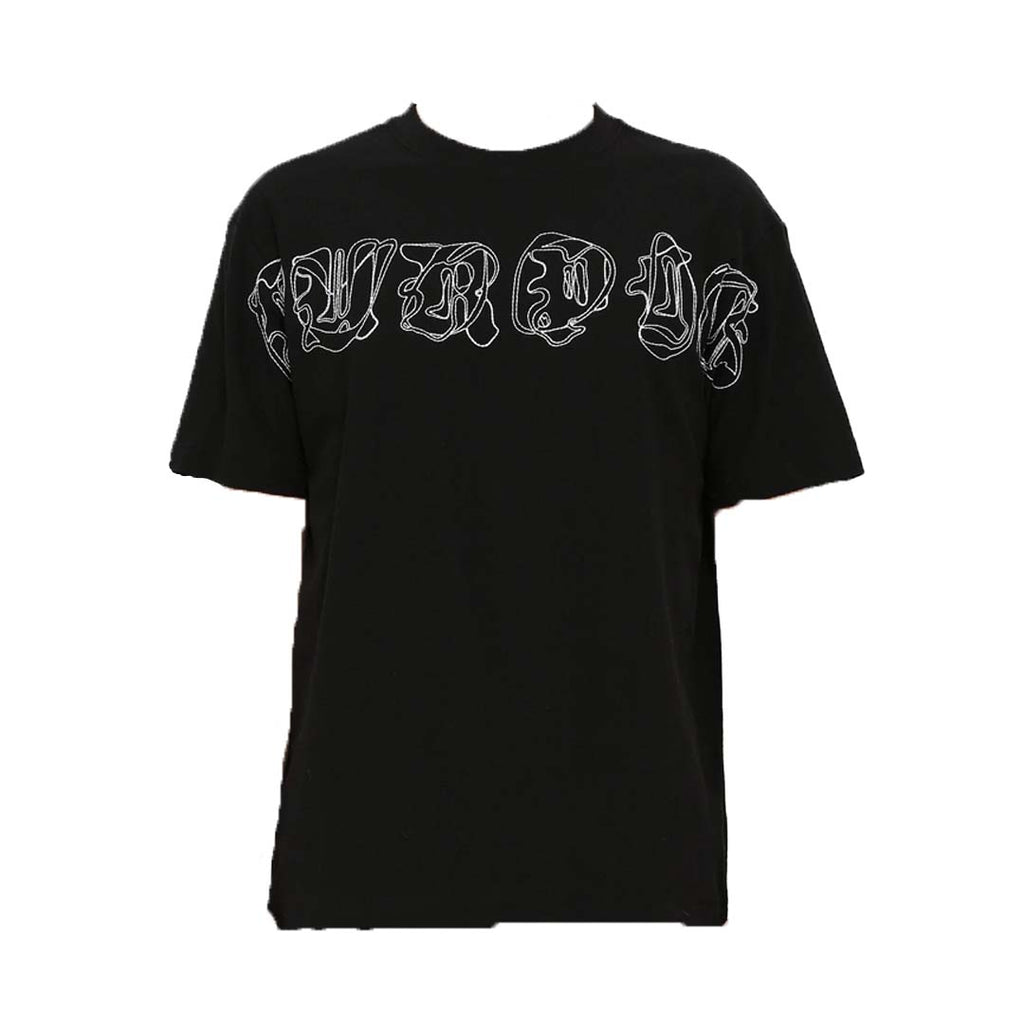Purple Brand Textured Jersey Tee Black by Purple Brand - NWAHYPE No.1 for streetwear T-Shirts in USA