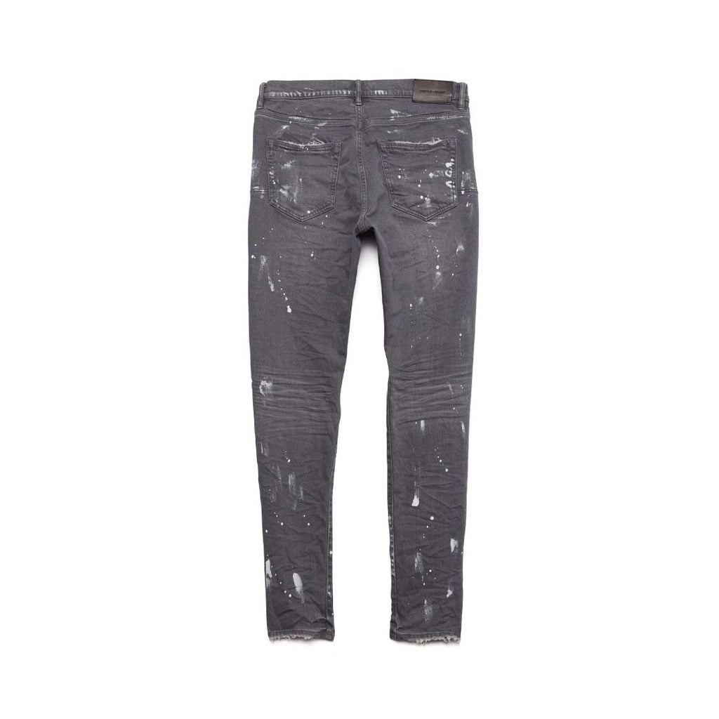 PURPLE BRAND Worn Grey Knee Slit Jeans by Purple Brand - NWAHYPE No.1 for streetwear Pants in USA