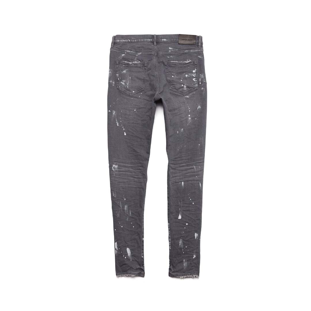 PURPLE BRAND Worn Grey Knee Slit Jeans by Purple Brand - NWAHYPE No.1 for streetwear Pants in USA