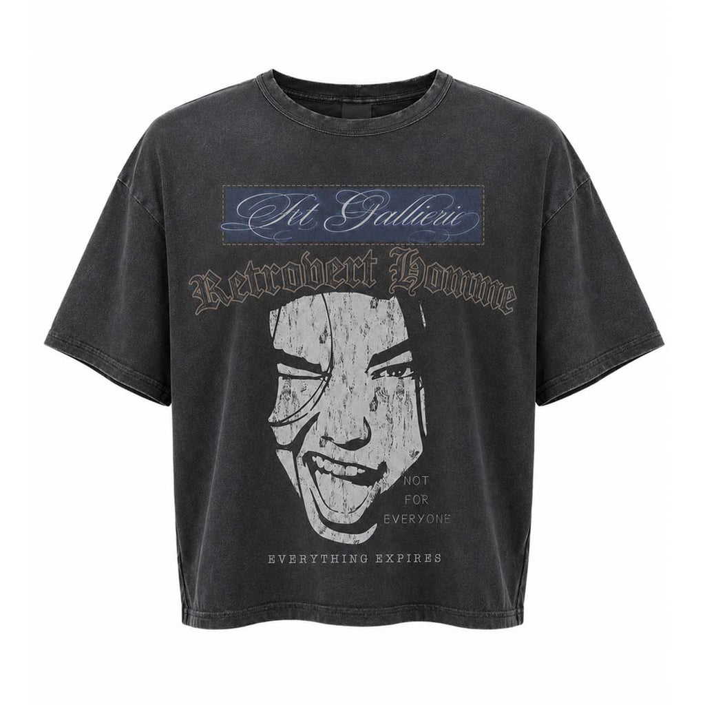 Retrovert Girls Cry Tee Grey by Retrovert - NWAHYPE No.1 for streetwear T-Shirts in USA