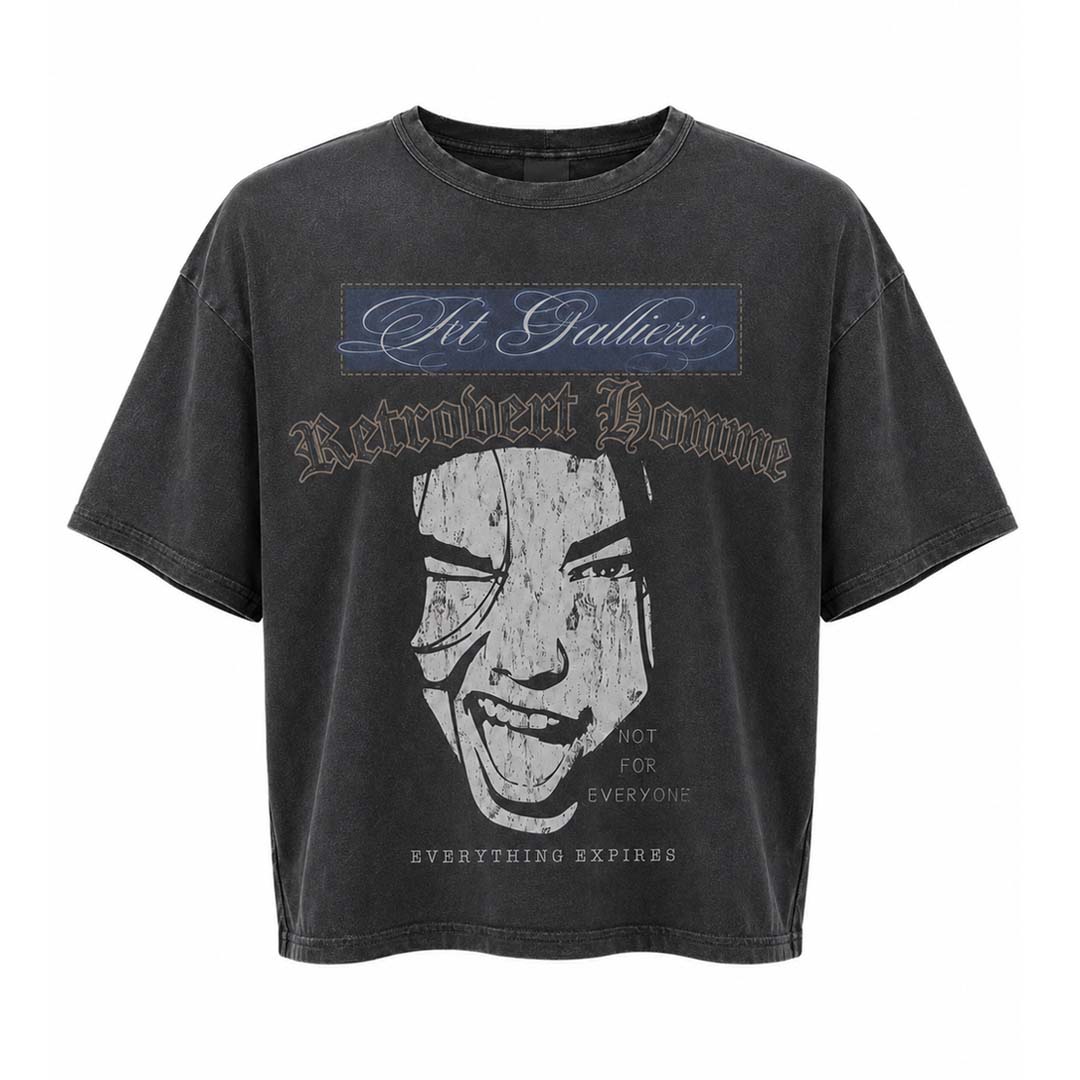 Retrovert Girls Cry Tee Grey by Retrovert - NWAHYPE No.1 for streetwear T-Shirts in USA