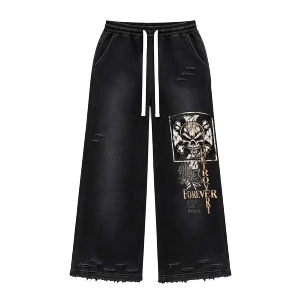 Retrovert Winter Sweatpants Black by Retrovert - NWAHYPE No.1 for streetwear Pants in USA