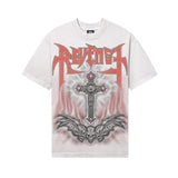 Revenge Airbrush Metal Tee Cement by Revenge - NWAHype 1 for streetwear T-Shirts in USA