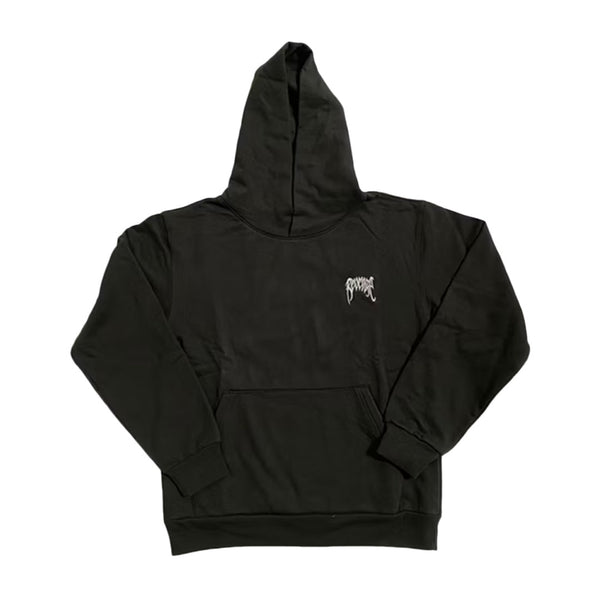Revenge Basic Embroidered Classic Logo Hoodie Black by Revenge - NWAHype 1 for streetwear Hoodies in USA