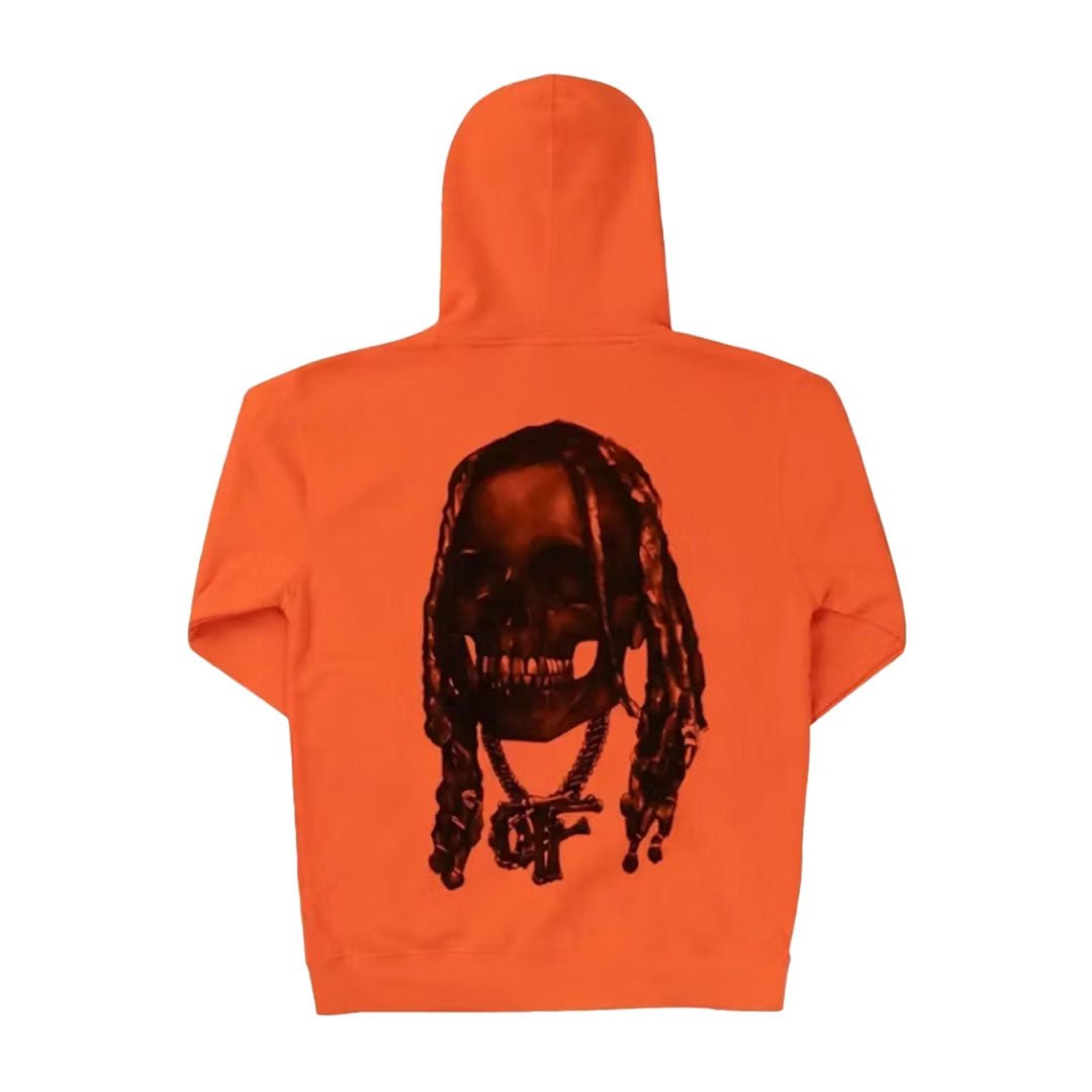 Revenge Durk Bones Hoodie Orange by Revenge - NWAHype 1 for streetwear Hoodies in USA