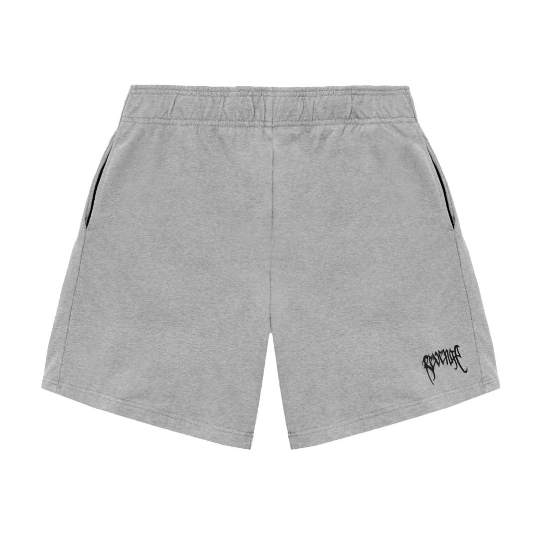 Revenge Embroidered Basic Shorts Grey by Revenge - NWAHype 1 for streetwear Hoodies in USA