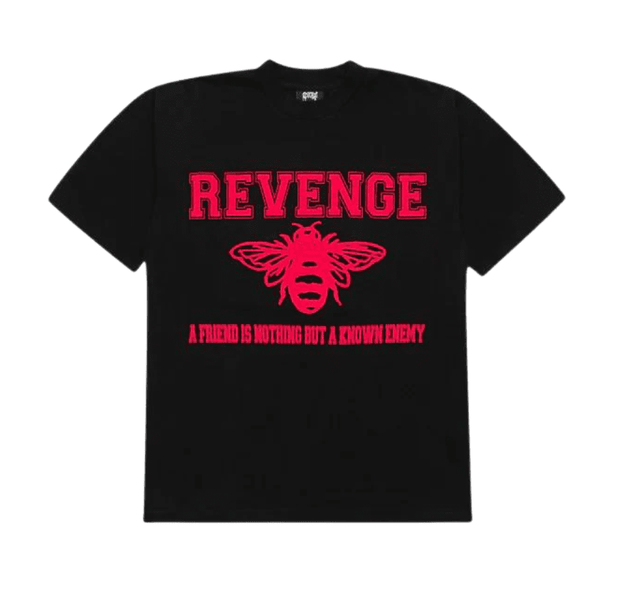 Revenge Friends Tee Black Red by Revenge - NWAHype 1 for streetwear T-Shirts in USA