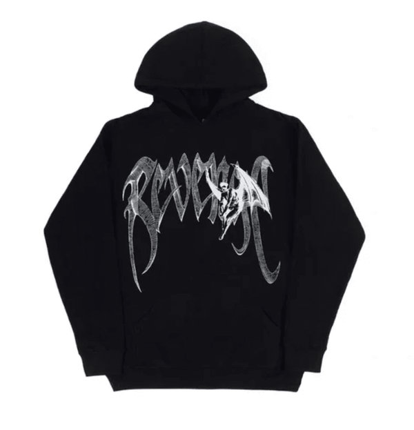 Revenge Morning Star Hoodie Black by Revenge - NWAHype 1 for streetwear Hoodies in USA