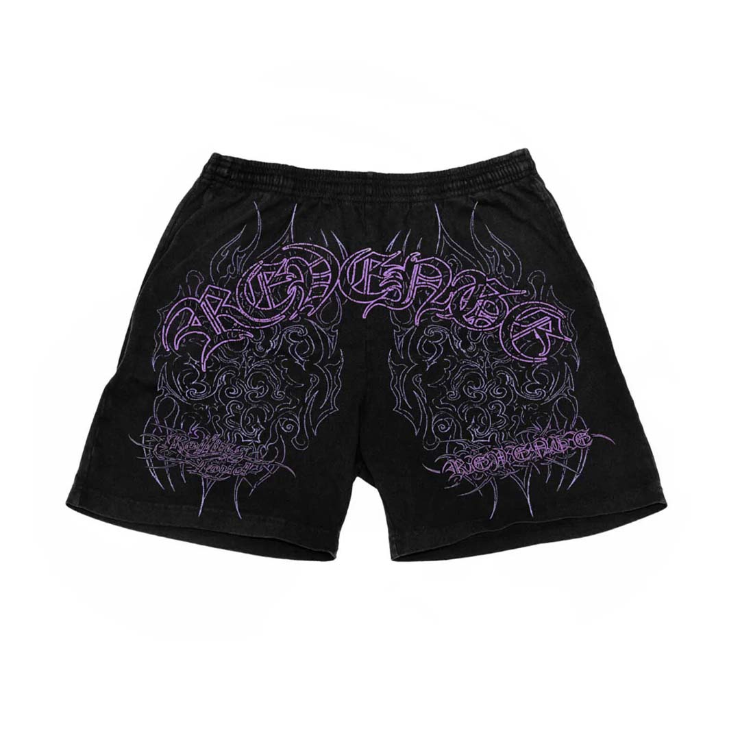 Revenge Rolling Loud Arcane Shorts Black by Revenge - NWAHYPE No.1 for streetwear Shorts in USA