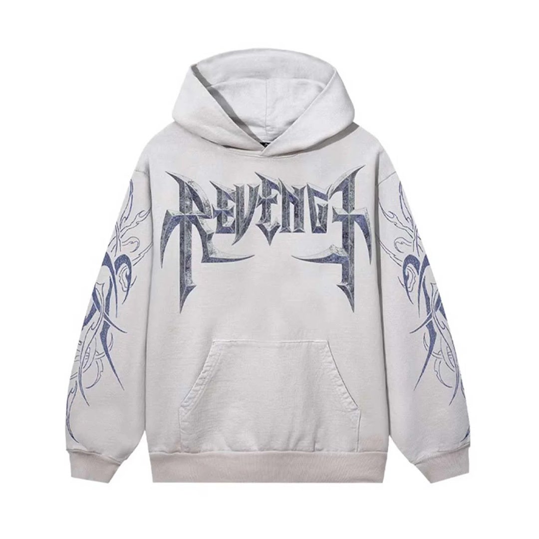 Revenge Shibuya Hoodie Cement by Revenge - NWAHype 1 for streetwear Hoodies in USA