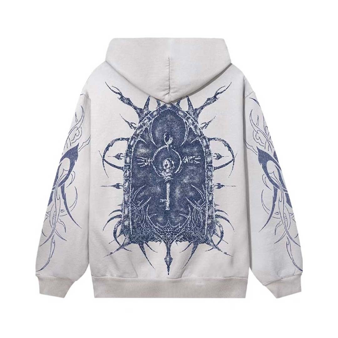 Revenge Shibuya Hoodie Cement by Revenge - NWAHype 1 for streetwear Hoodies in USA