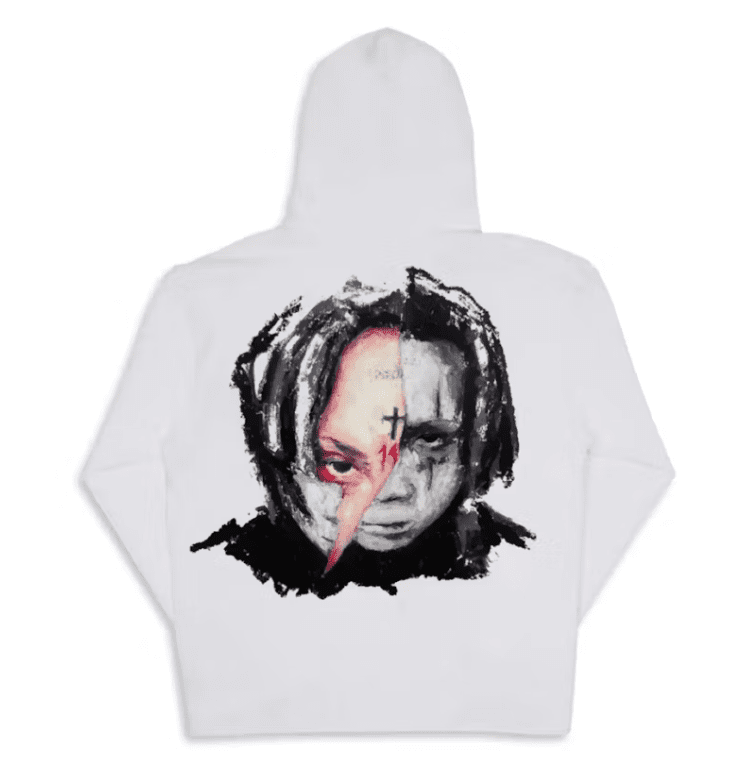 Revenge Trippie Redd Hoodie White by Revenge - NWAHype 1 for streetwear Hoodies in USA