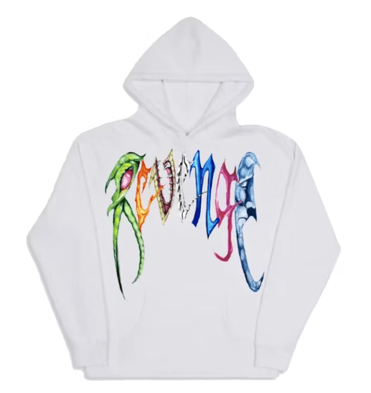 Revenge Trippie Redd Hoodie White by Revenge - NWAHype 1 for streetwear Hoodies in USA