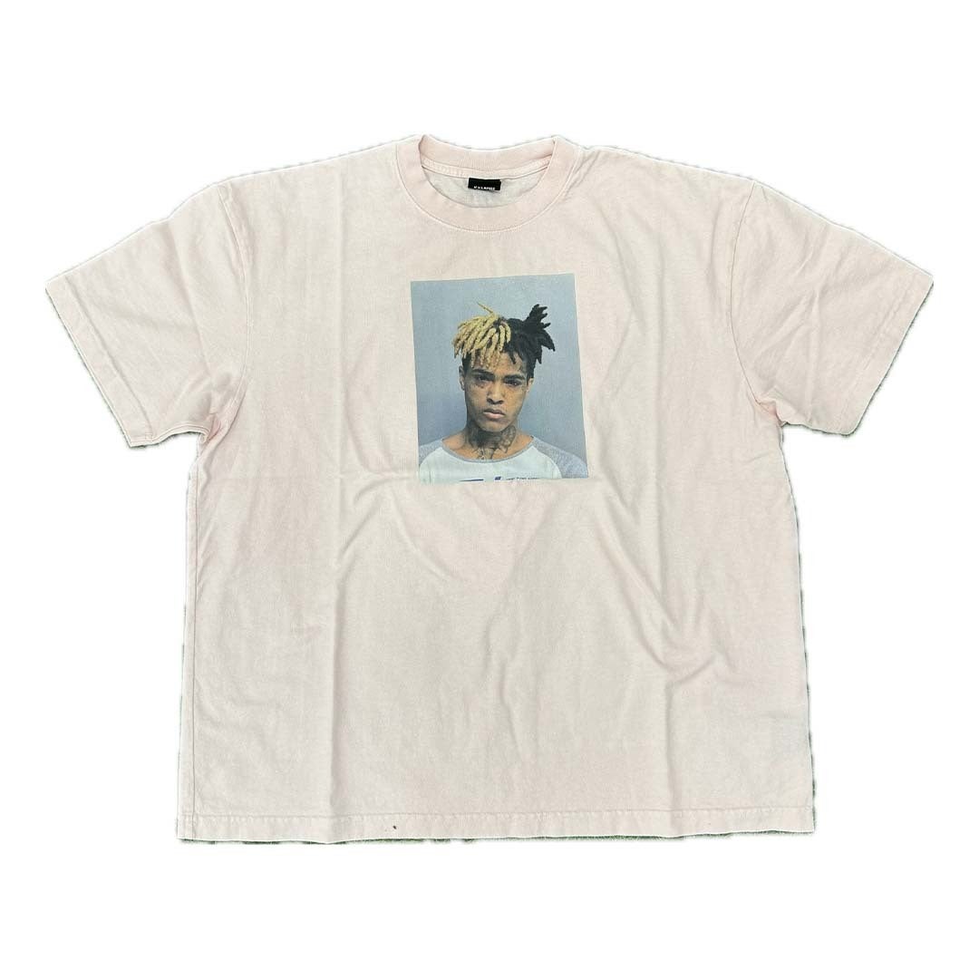 Revenge XXXTentacion Mugshot Tee Pink by Revenge - NWAHype 1 for streetwear T-Shirts in USA