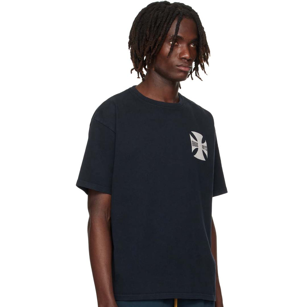 Rhude Boys West Coast Black Tee by Rhude - NWAHYPE No.1 for streetwear T-Shirts in USA