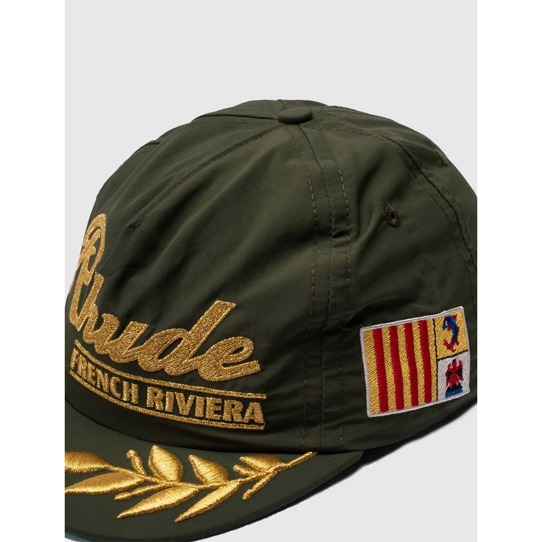 Rhude French Riviera Hat Green Gold by Rhude - NWAHYPE No.1 for streetwear Hats in USA