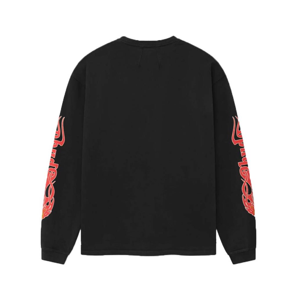 Rhude Mesa Stallion Long Sleeve Tee Black by Rhude - NWAHYPE No.1 for streetwear T-Shirts in USA
