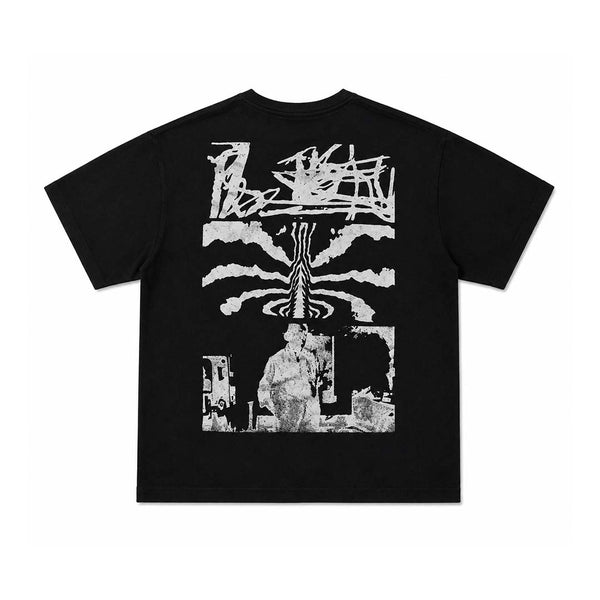 Rhude Stencil Knit Black White Tee by Rhude - NWAHYPE No.1 for streetwear T-Shirts in USA