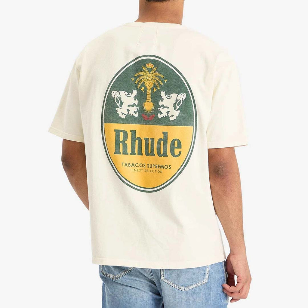 Rhude Tabaco Tee 'Vintage White' by Rhude - NWAHYPE No.1 for streetwear T-Shirts in USA