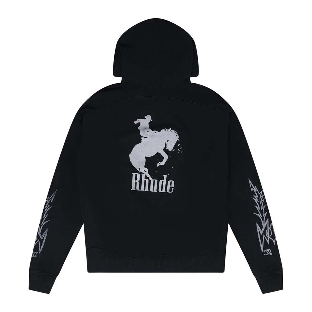 Rhude Tribal Hoodie Black by Rhude - NWAHYPE No.1 for streetwear Hoodies in USA