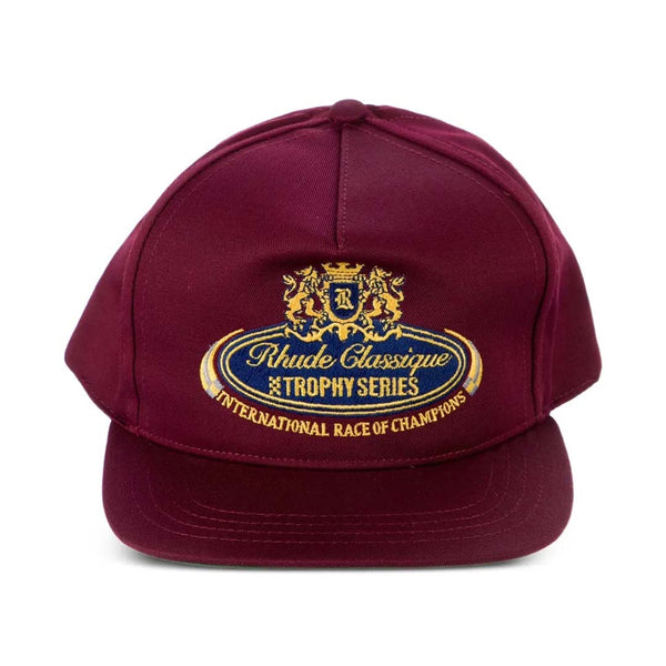 Rhude Trophy Series Hat Maroon by Rhude - NWAHYPE No.1 for streetwear Hats in USA