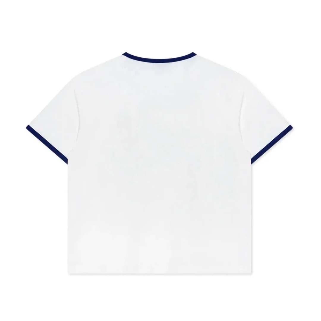 Righteous Holy Sacrifice Ringer Tee White Navy by Righteous - NWAHYPE No.1 for streetwear T-Shirts in USA